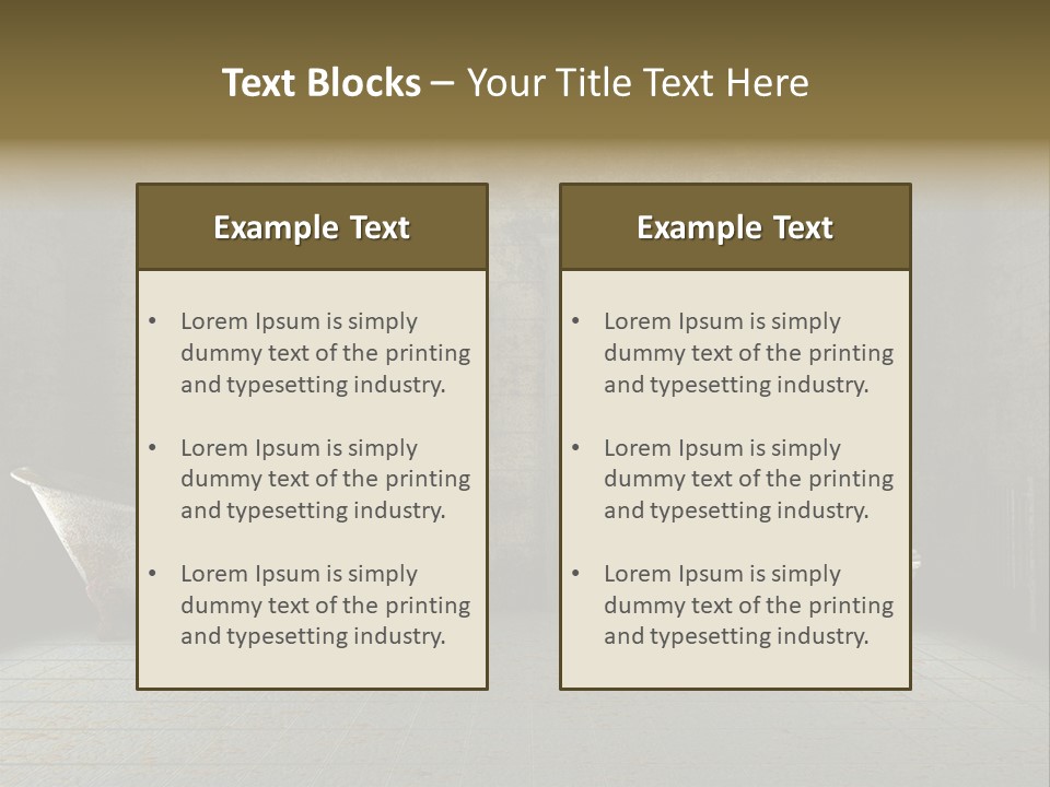 Stylish Wood Style PowerPoint Template