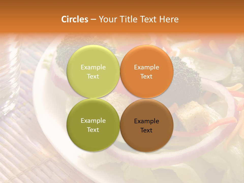 Cucumbers Water Tomatoes PowerPoint Template