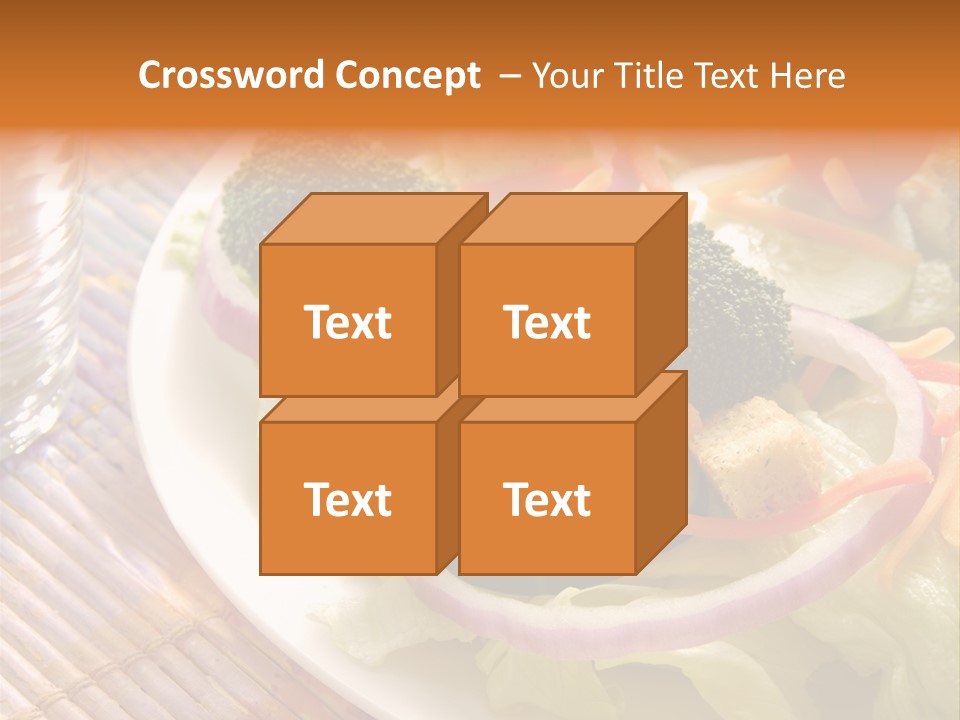 Cucumbers Water Tomatoes PowerPoint Template