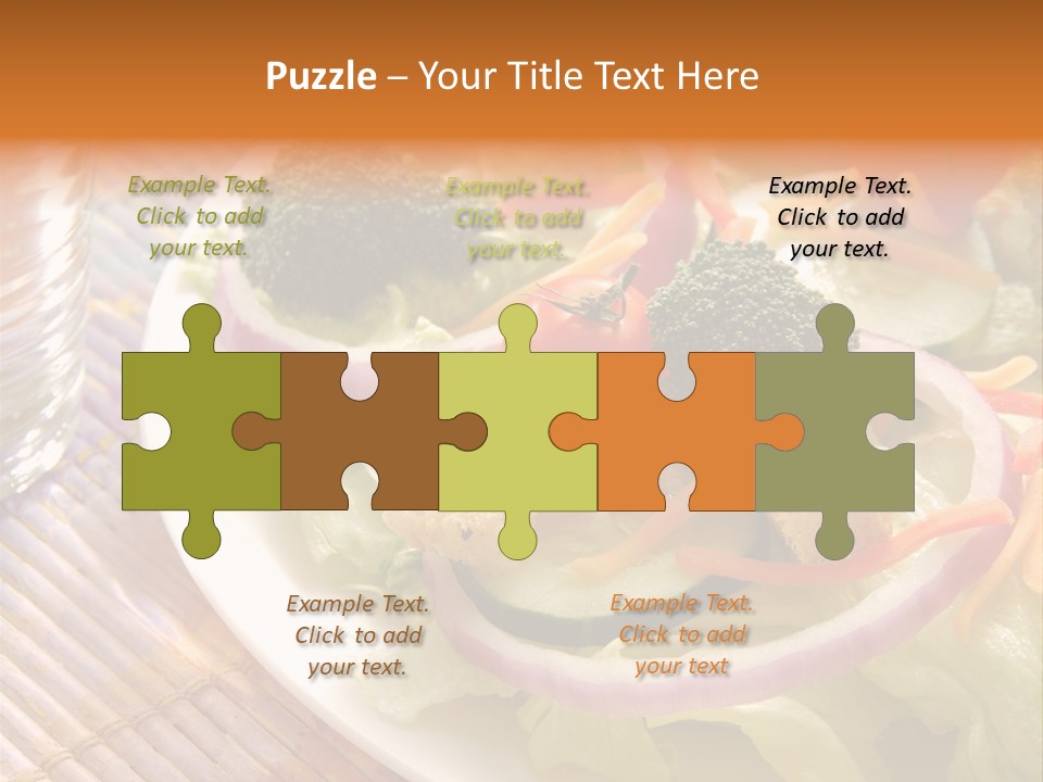 Cucumbers Water Tomatoes PowerPoint Template