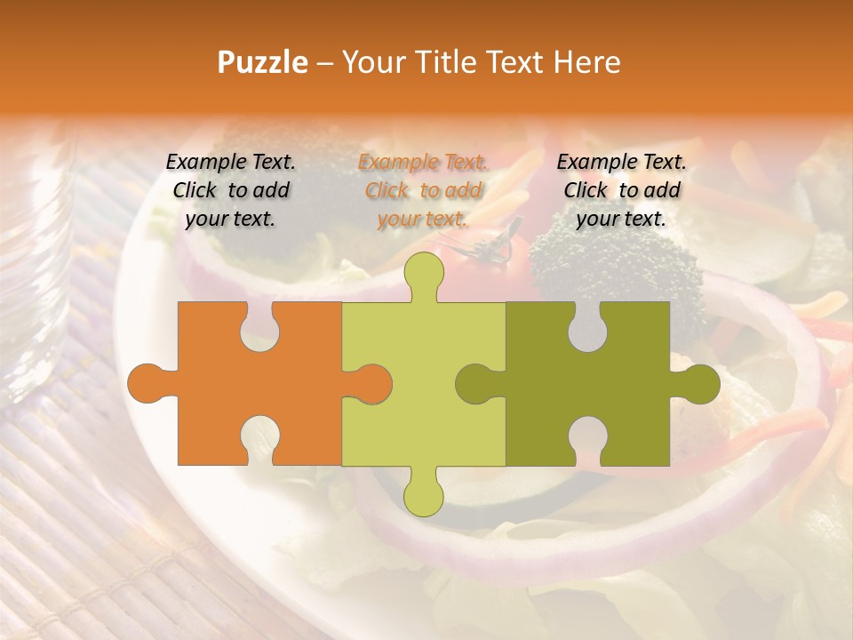 Cucumbers Water Tomatoes PowerPoint Template