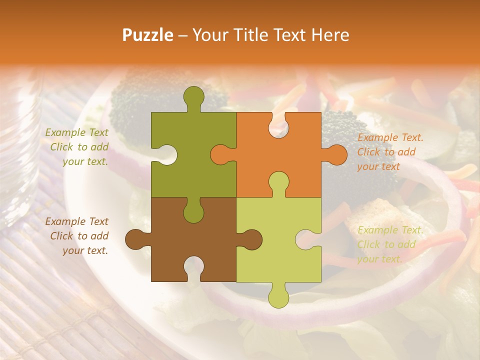 Cucumbers Water Tomatoes PowerPoint Template