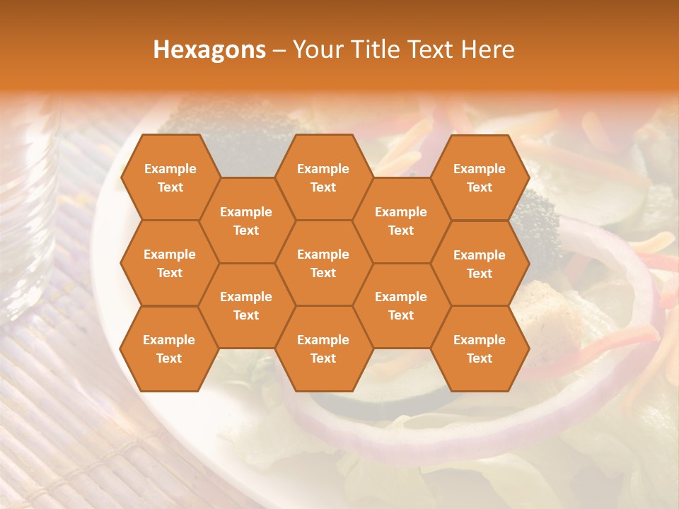 Cucumbers Water Tomatoes PowerPoint Template