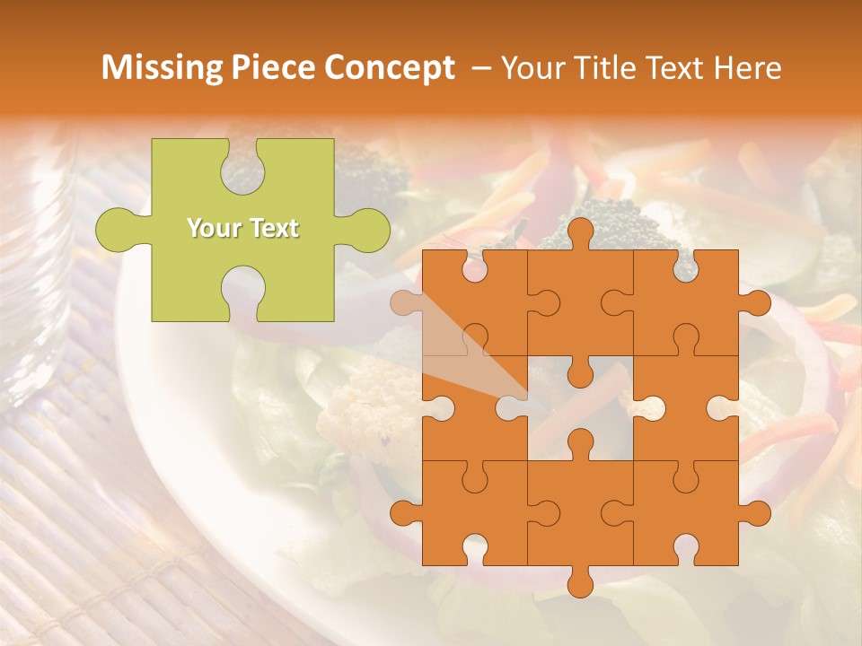 Cucumbers Water Tomatoes PowerPoint Template