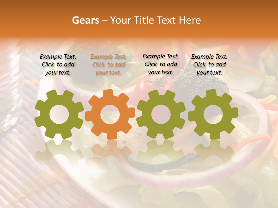 Cucumbers Water Tomatoes PowerPoint Template