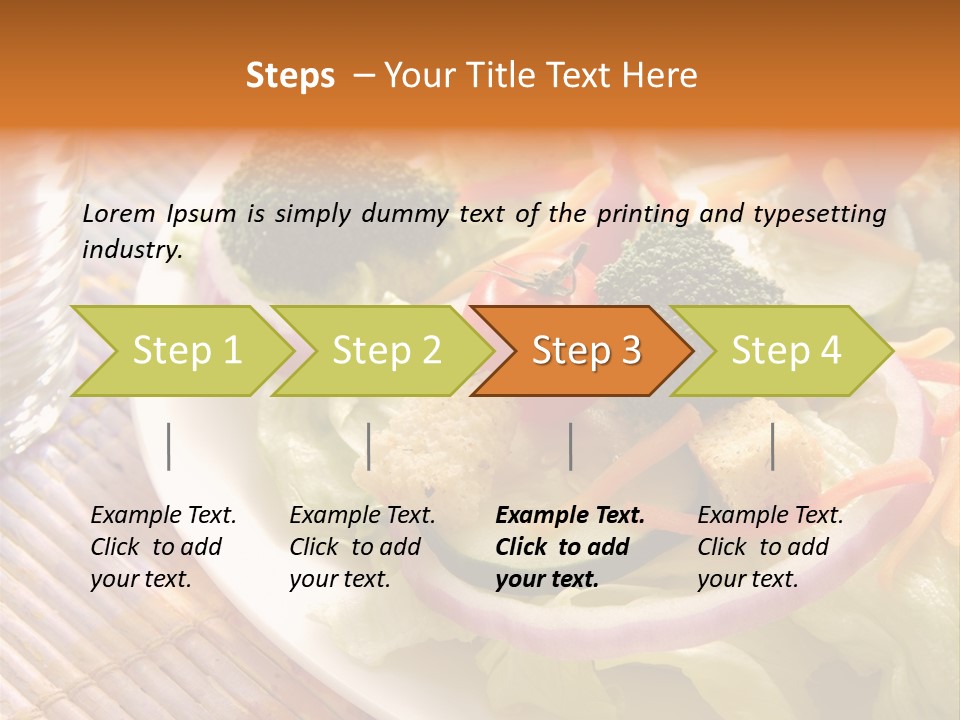 Cucumbers Water Tomatoes PowerPoint Template