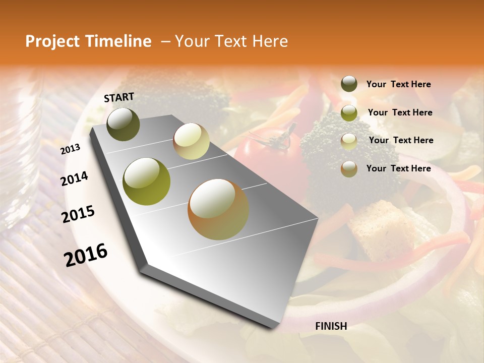 Cucumbers Water Tomatoes PowerPoint Template