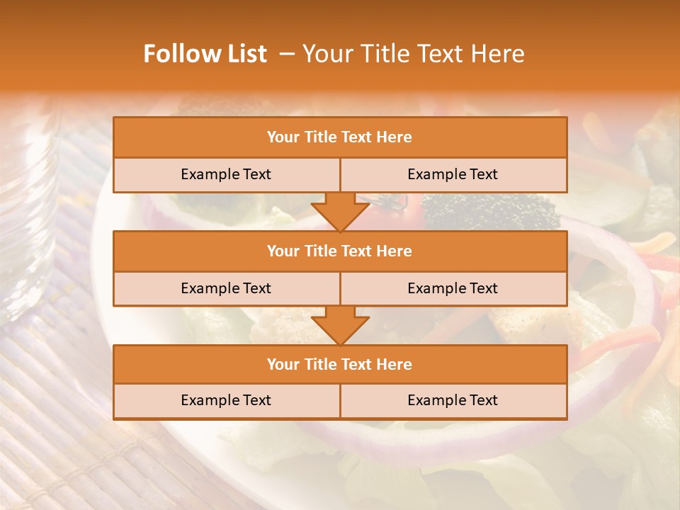 Cucumbers Water Tomatoes PowerPoint Template
