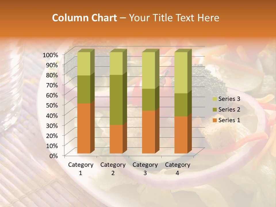 Cucumbers Water Tomatoes PowerPoint Template