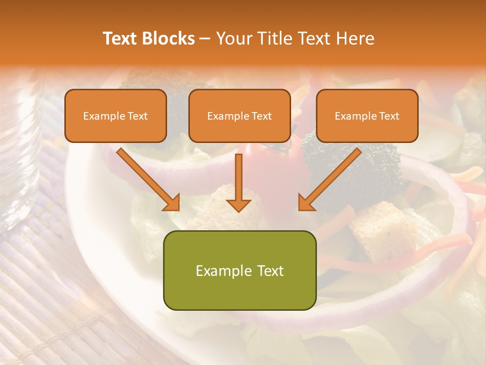 Cucumbers Water Tomatoes PowerPoint Template