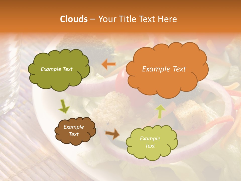 Cucumbers Water Tomatoes PowerPoint Template