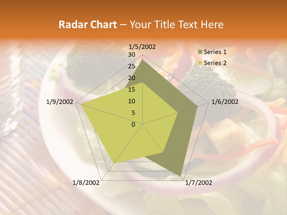 Cucumbers Water Tomatoes PowerPoint Template