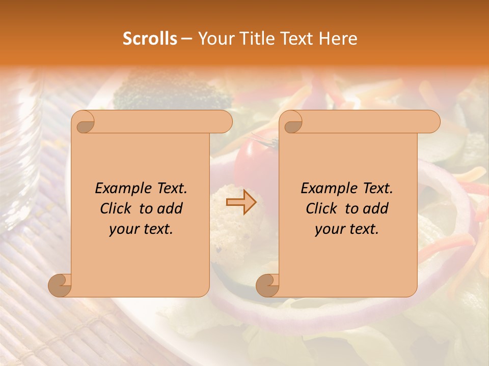 Cucumbers Water Tomatoes PowerPoint Template