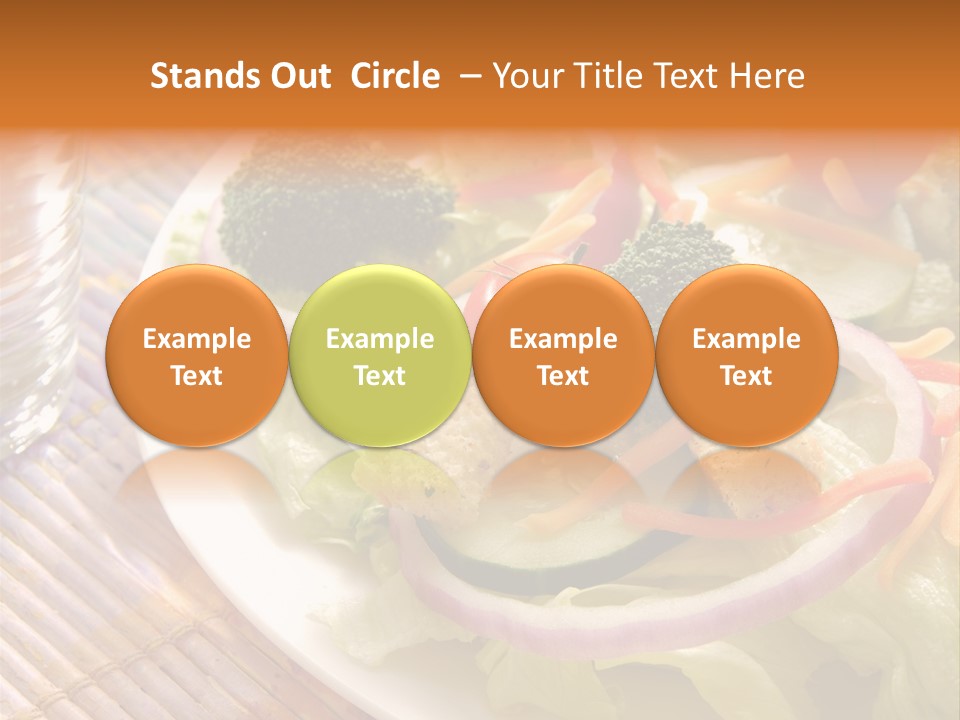 Cucumbers Water Tomatoes PowerPoint Template