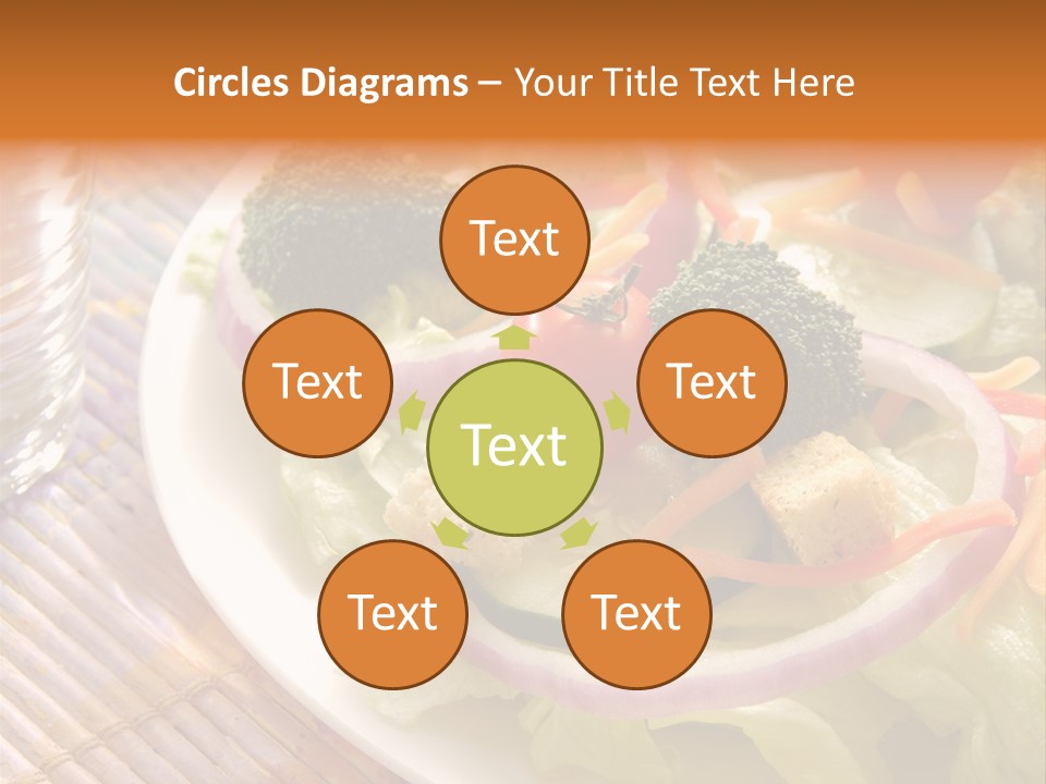 Cucumbers Water Tomatoes PowerPoint Template