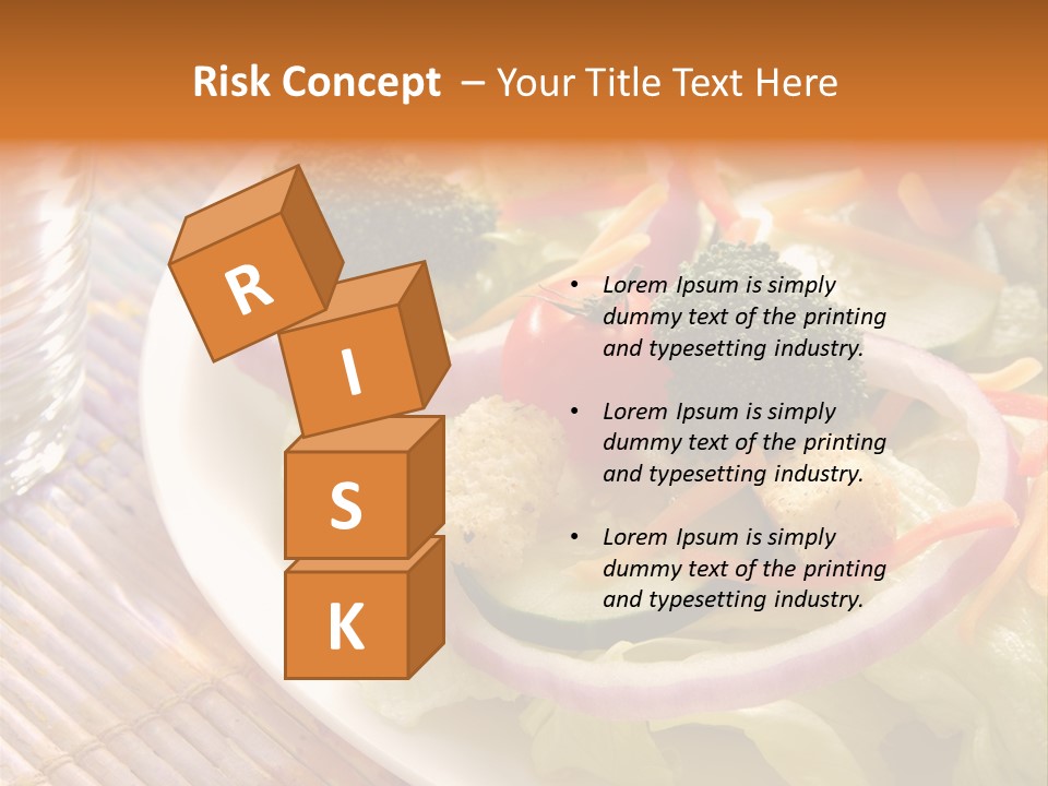 Cucumbers Water Tomatoes PowerPoint Template