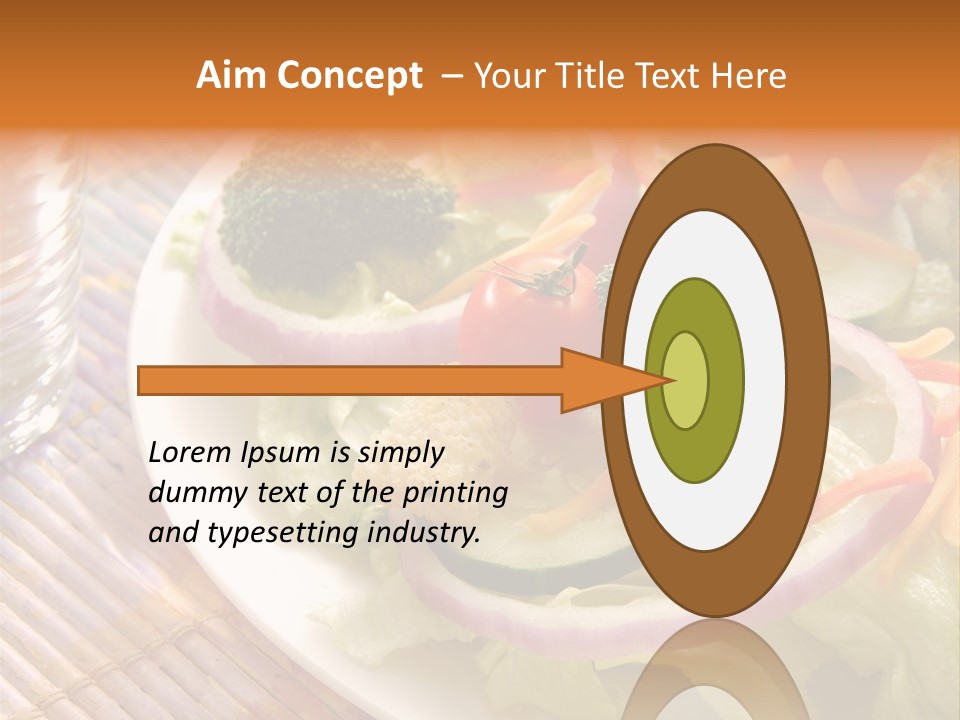 Cucumbers Water Tomatoes PowerPoint Template