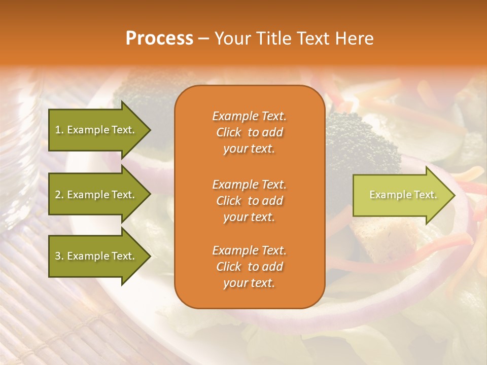 Cucumbers Water Tomatoes PowerPoint Template