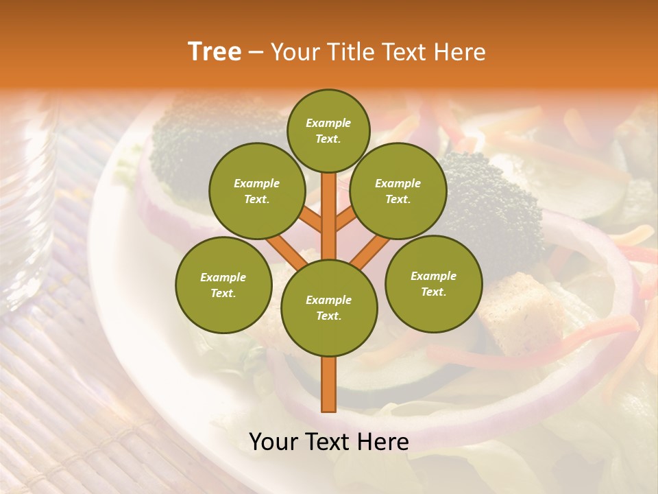 Cucumbers Water Tomatoes PowerPoint Template