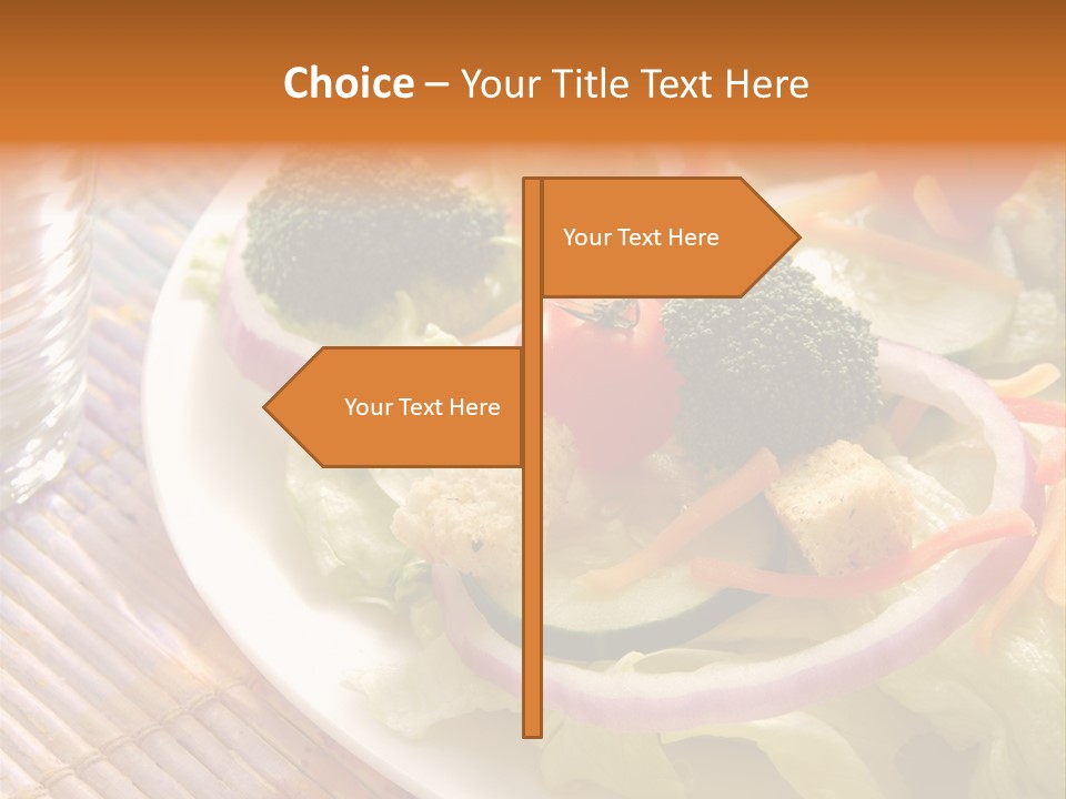 Cucumbers Water Tomatoes PowerPoint Template