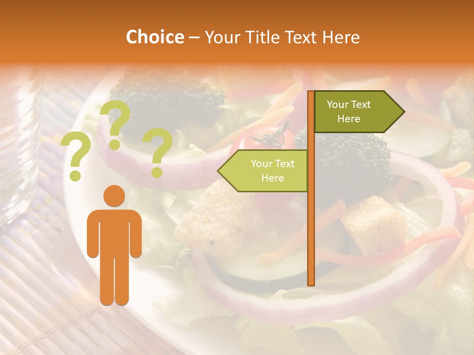 Cucumbers Water Tomatoes PowerPoint Template