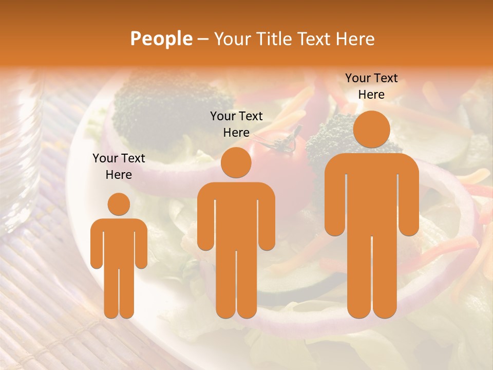 Cucumbers Water Tomatoes PowerPoint Template