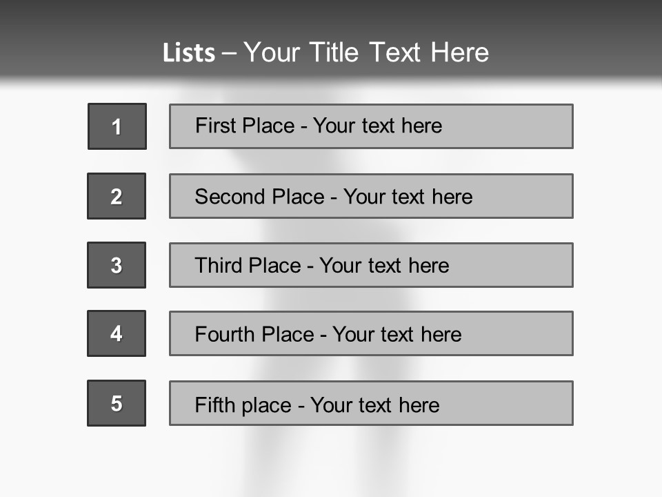 Woman Nice Front PowerPoint Template