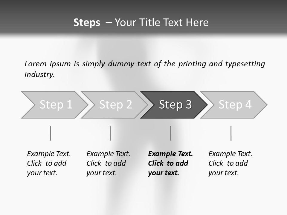 Woman Nice Front PowerPoint Template