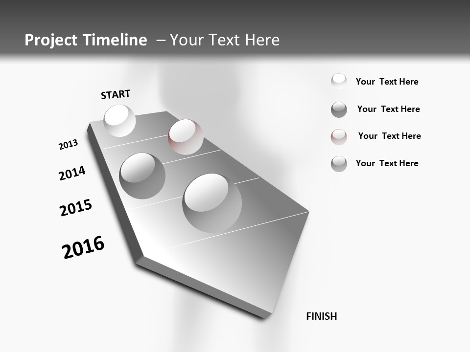 Woman Nice Front PowerPoint Template