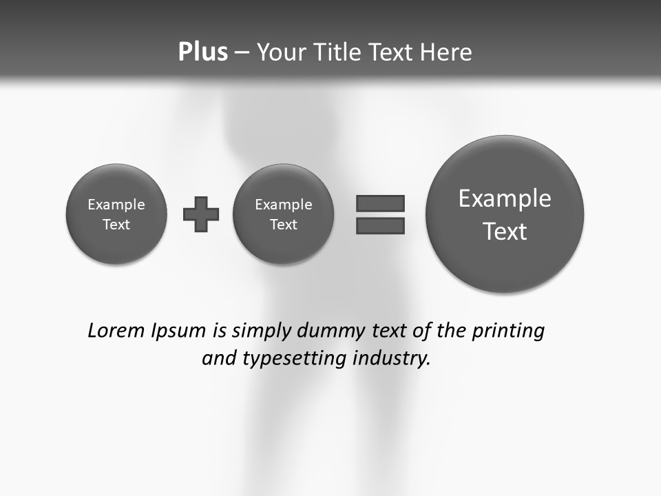 Woman Nice Front PowerPoint Template