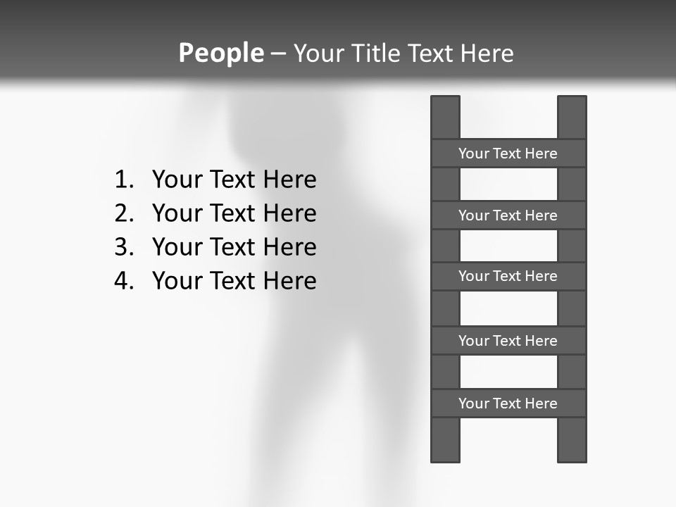 Woman Nice Front PowerPoint Template