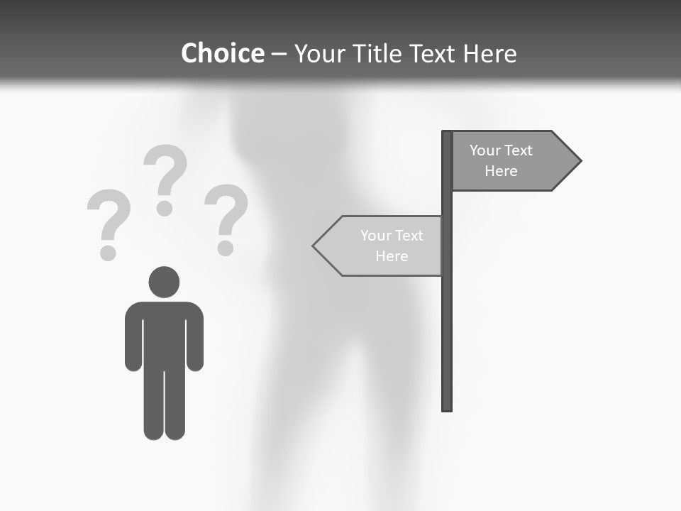 Woman Nice Front PowerPoint Template