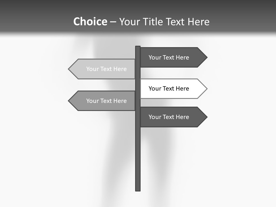Woman Nice Front PowerPoint Template
