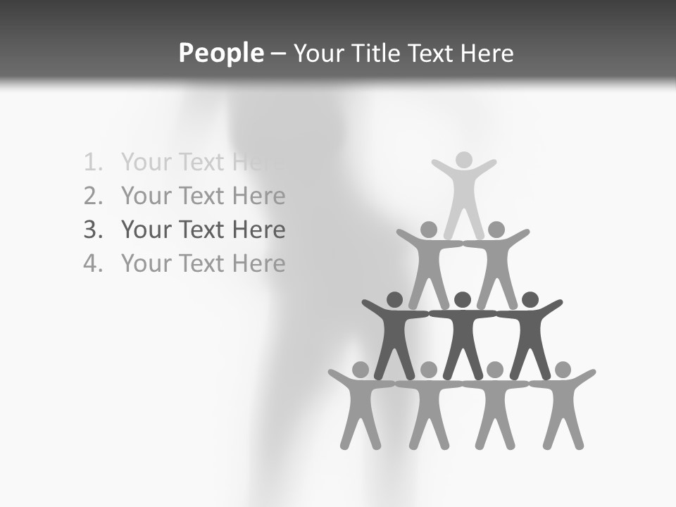 Woman Nice Front PowerPoint Template