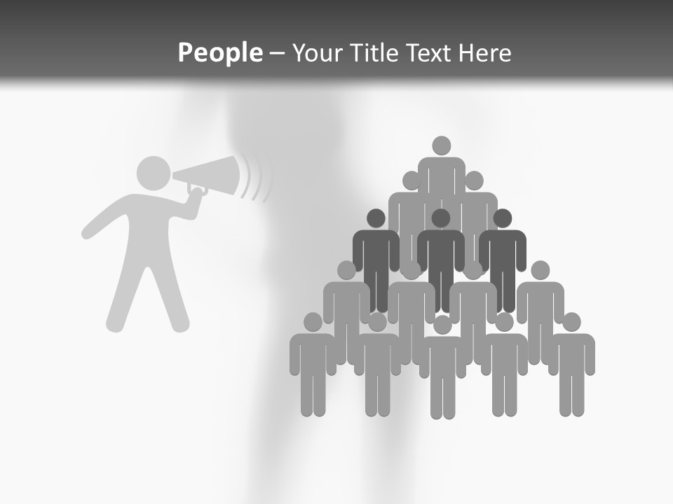 Woman Nice Front PowerPoint Template