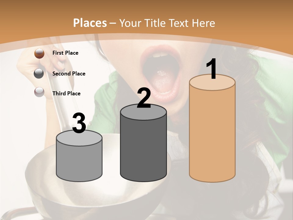 Ladle Woman Chief PowerPoint Template