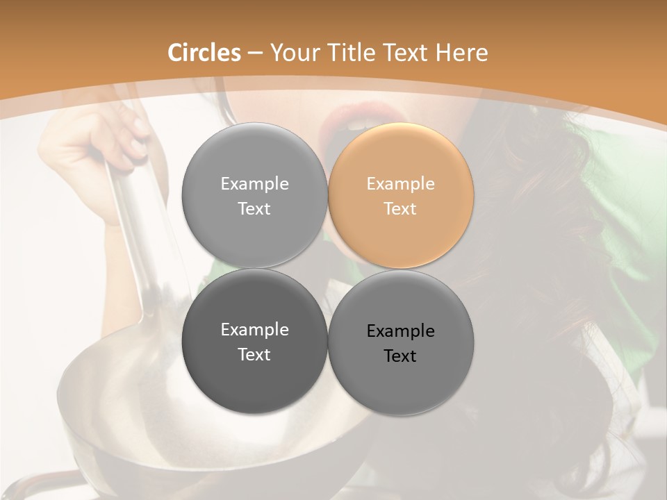 Ladle Woman Chief PowerPoint Template