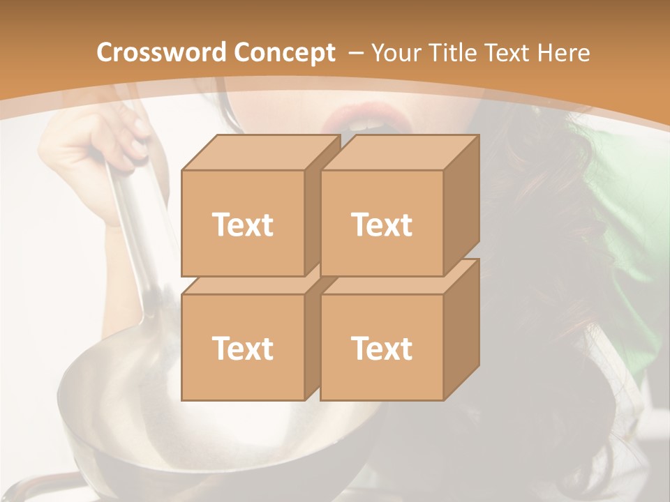 Ladle Woman Chief PowerPoint Template