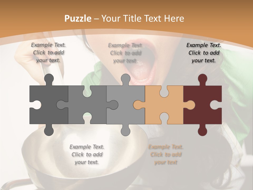 Ladle Woman Chief PowerPoint Template