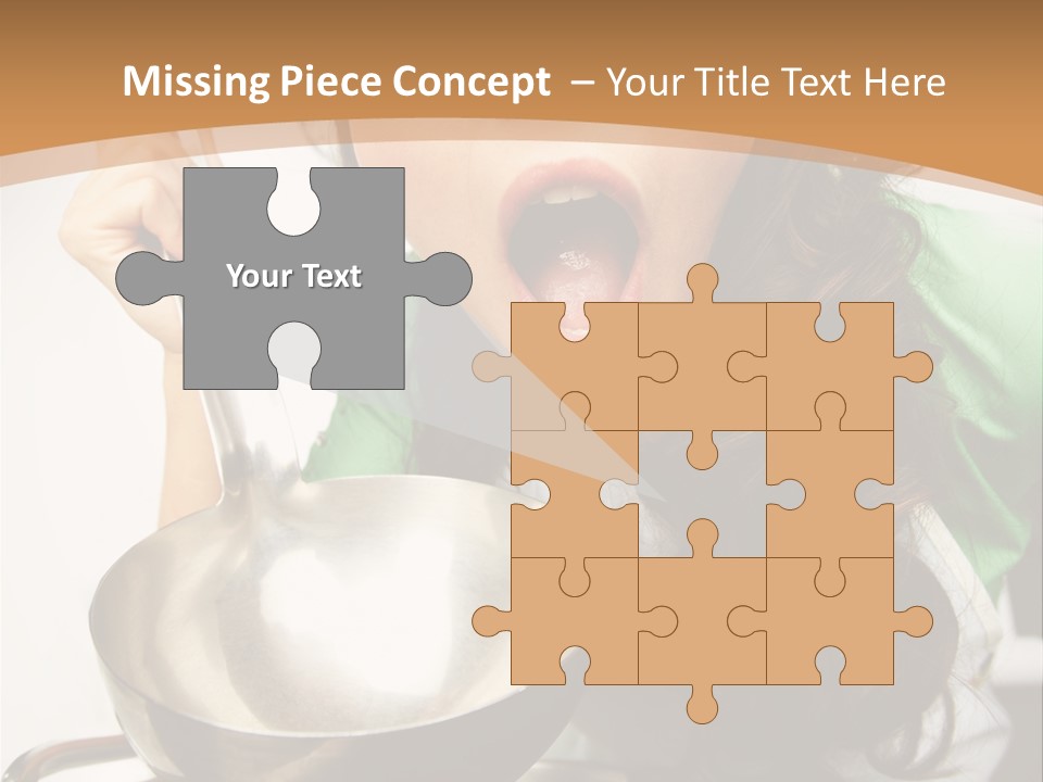 Ladle Woman Chief PowerPoint Template