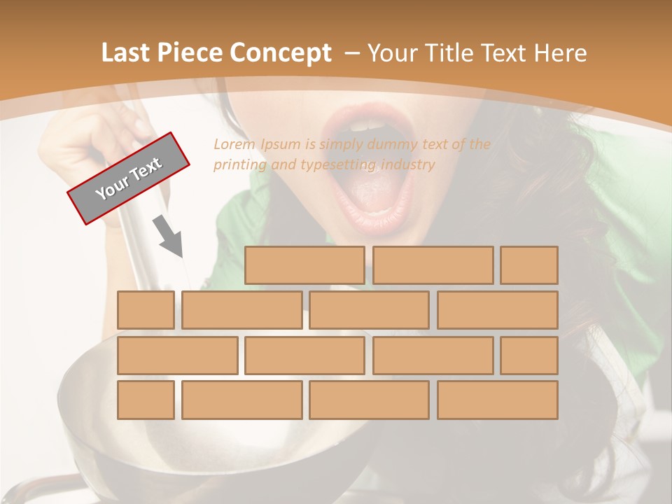 Ladle Woman Chief PowerPoint Template