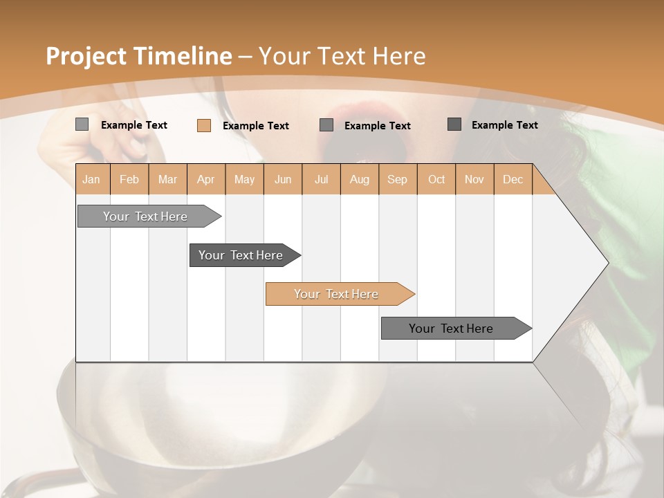 Ladle Woman Chief PowerPoint Template