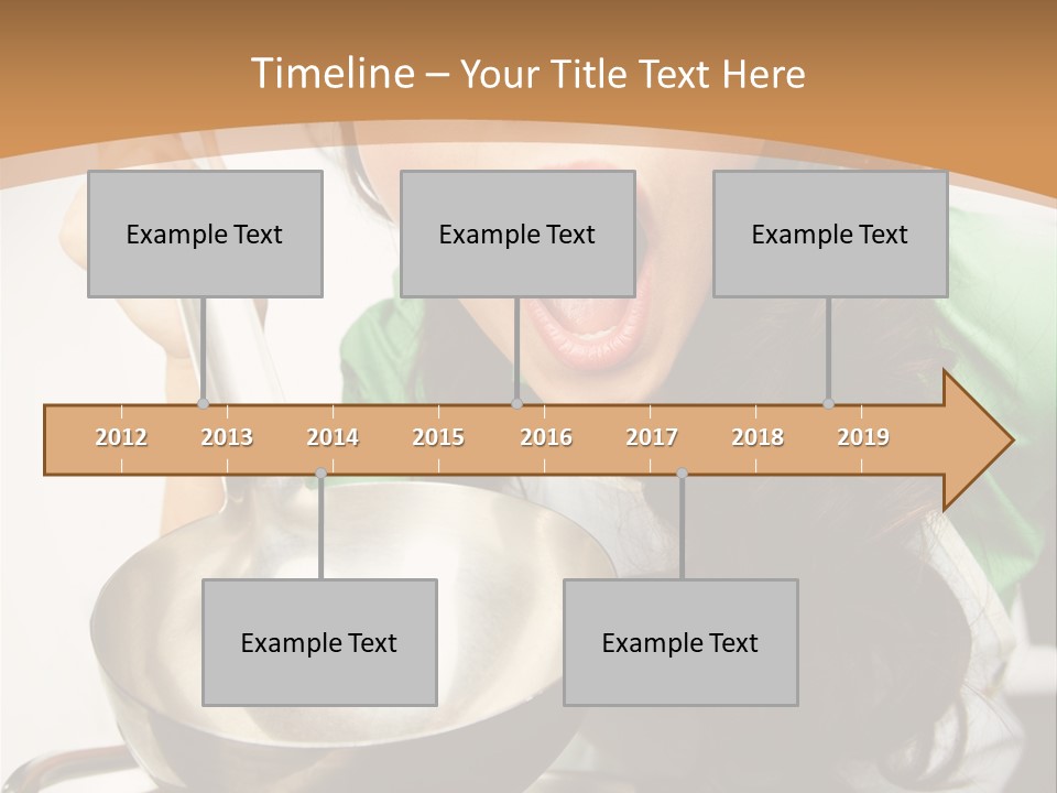 Ladle Woman Chief PowerPoint Template
