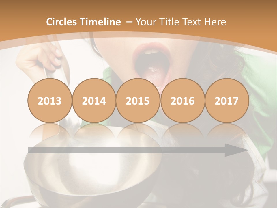 Ladle Woman Chief PowerPoint Template