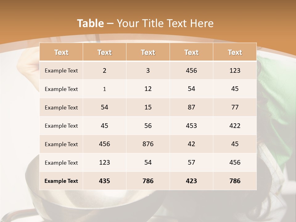 Ladle Woman Chief PowerPoint Template