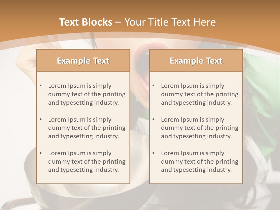 Ladle Woman Chief PowerPoint Template