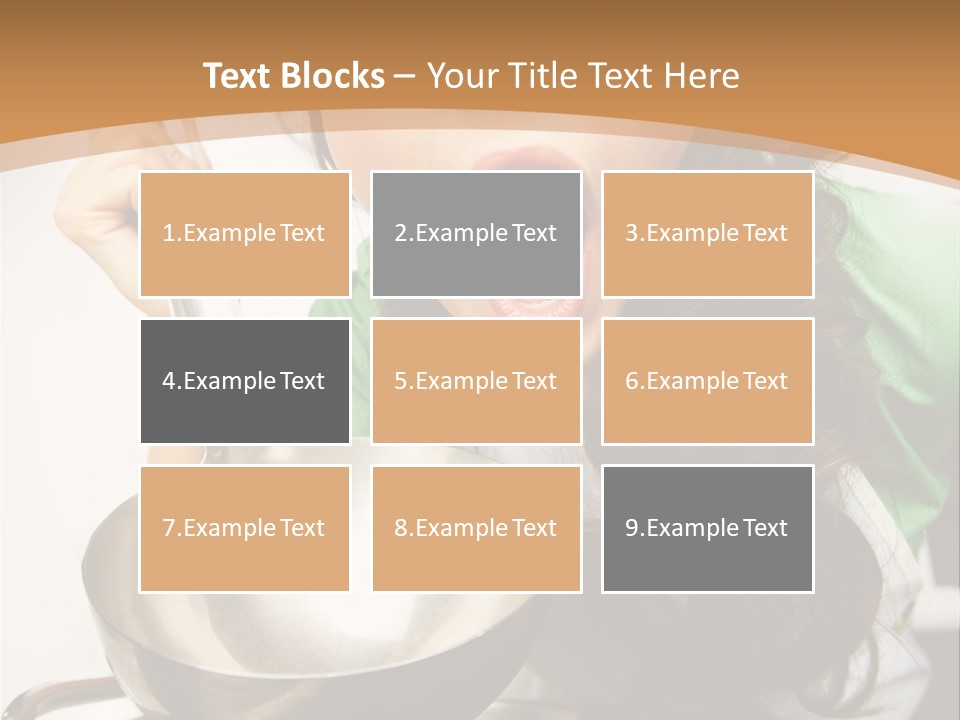 Ladle Woman Chief PowerPoint Template