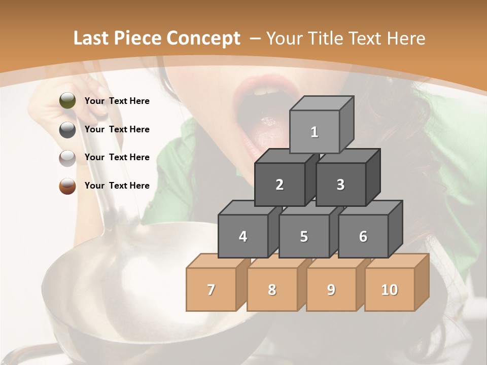 Ladle Woman Chief PowerPoint Template