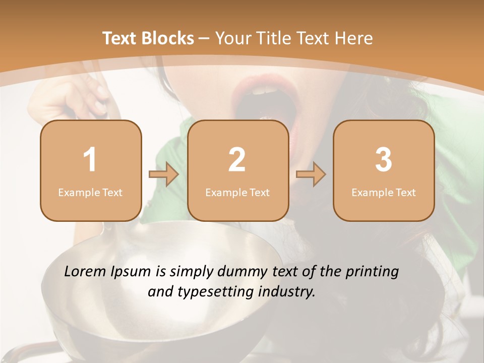 Ladle Woman Chief PowerPoint Template