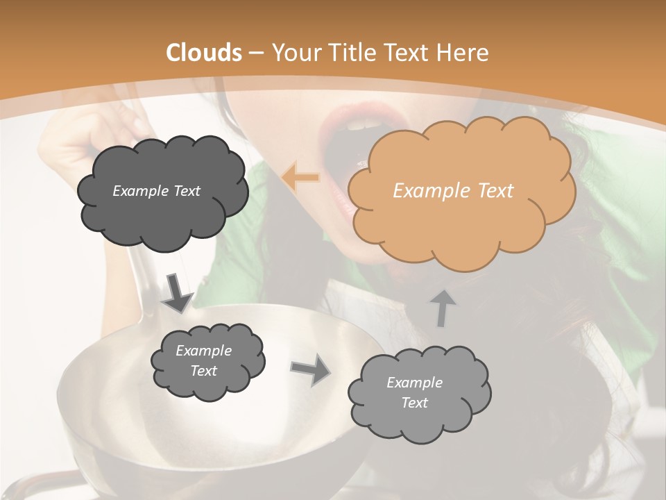 Ladle Woman Chief PowerPoint Template